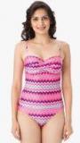 Prettysecrets Pink Printed Swimsuit Women