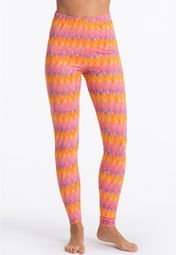 Prettysecrets Printed Orange Leggings Women