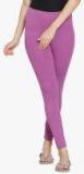 Prettysecrets Purple Solid Leggings women