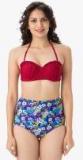 Prettysecrets Red Printed Bikini Women