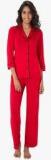 Prettysecrets Red Solid Pyjama Set women