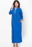 Private Lives Blue Solid Nightwear Women