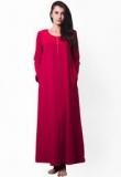 Private Lives Maroon Solid Nightwear women