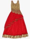 Priyank Red Party Dress With Inner girls