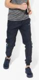 Proline Active Navy Blue Solid Track Pants men