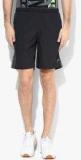 Proline Black Solid Regular Fit Short Men