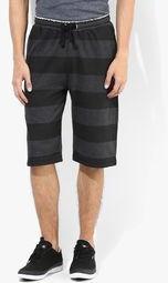 Proline Charcoal Grey Striped Shorts men