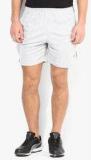 Proline Grey Milange Solid Shorts Men