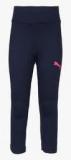 Puma Active Dry Ess 3/4 Navy Blue Tights Girls