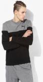 Puma Alpha Block Crew Fl Black Sweatshirt Men