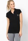 Puma Black Cotton Spandex T Shirt Women