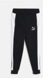 Puma Black Solid Classic T7 Joggers Boys