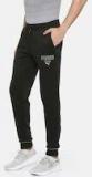 Puma Black Solid Regular Fit Athletics Pants FL Joggers Men