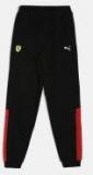 Puma Black Solid Sf Joggers Boys