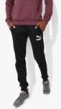 Puma Black Straight Fit Joggers Men