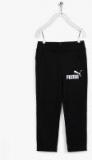 Puma Black Track Pants Boys