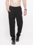 Puma Black Zippered Jersey Track Pants men