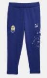 Puma Blue Printed Minions Trackpants Boys