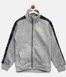 Puma Boys Grey Solid Justice League Jacket