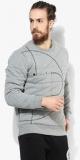 Puma Evo Printed Padded Crew Medium Grey Sweatshirt Men