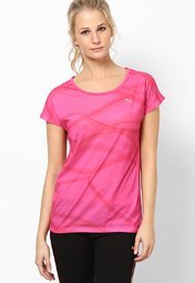 Puma Fuchsia Polyester Blend Top Women