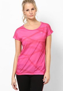 Puma Fuchsia Polyester Blend Top women