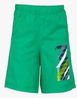 Puma Fun Td Graphic Woven Green Shorts Boys