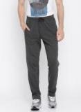 Puma Grey Zippered Jersey Track Pants Men