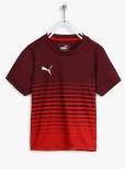 Puma Maroon T Shirt Boys