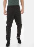 Puma Men Black Solid Regular Fit Athletics Premium Joggers