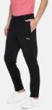 Puma Men Black VENT Knit Solid Training Track Pants