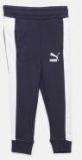 Puma Navy & White Classic T7 Colourblocked Joggers Boys