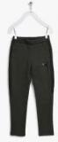 Puma Olive Straight Fit Track Pants Boys