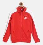 Puma Red Classic T7 Track Jacket Boys