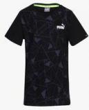 Puma Sport Style Black T Shirt Boys