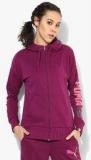 Puma Style Athl Fz Magenta Hoodie Women