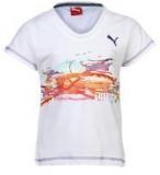 Puma White Casual Top Girls