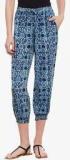 Purys Blue Printed Capri Women