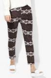 Quittance Brown Printed Leggings Women