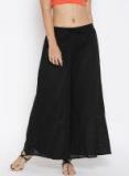 Rangmanch By Pantaloons Black Palazzo Trousers Women