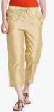 Rangmanch By Pantaloons Gold Solid Palazzo Women