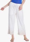 Rangmanch By Pantaloons White Printed Regular Fit Palazzo Women