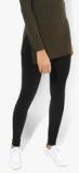 Rattrap Black Solid Leggings Women