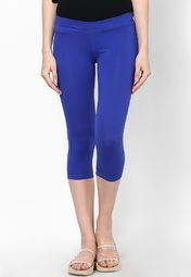 Rattrap Royal Blue 3/4 Legging Basic Women