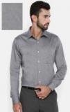 Raymond Black Slim Fit Self Design Formal Shirt Men