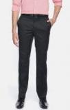 Raymond Black Slim Fit Solid Formal Trousers men