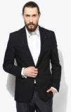 Raymond Black Solid Blazer Men