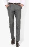 Raymond Charcoal Grey Slim Fit Solid Formal Trouser Men