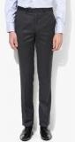 Raymond Dark Grey Solid Slim Fit Formal Trouser Men