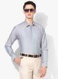 Raymond Green & Grey Slim Fit Solid Formal Shirt men